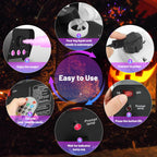 Fog Machine 500W with 14 Color RGB LED Lights and Auto Mode, 2000CFM Smoke Machine Fog with Wireless Remote Control for Parties Indoor Outdoor