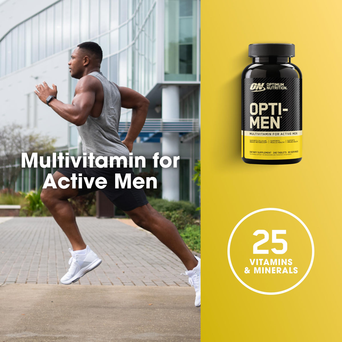 Optimum Nutrition Opti-Men Daily Multivitamin Supplement, 150 Ct