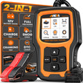 ANCEL AD410 PRO OBD2 Scanner and Battery Tester, 2-in-1 Car Diagnostic Tool, Check Engine Light, EVAP Test, Live Data, 12V Battery Analyzer with