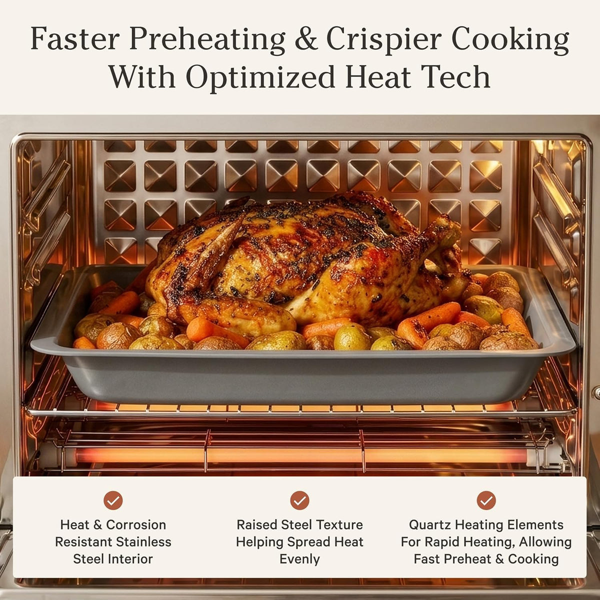 Our Place Wonder Oven, 6-in-1 Air Fryer & Toaster Oven, 2-Rack, 13 Qt