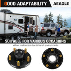 Aeagle 2 Sets 5 on 4.5" Trailer Hub Kits for 1-1/16" & 1-3/8" Tapered Axle
