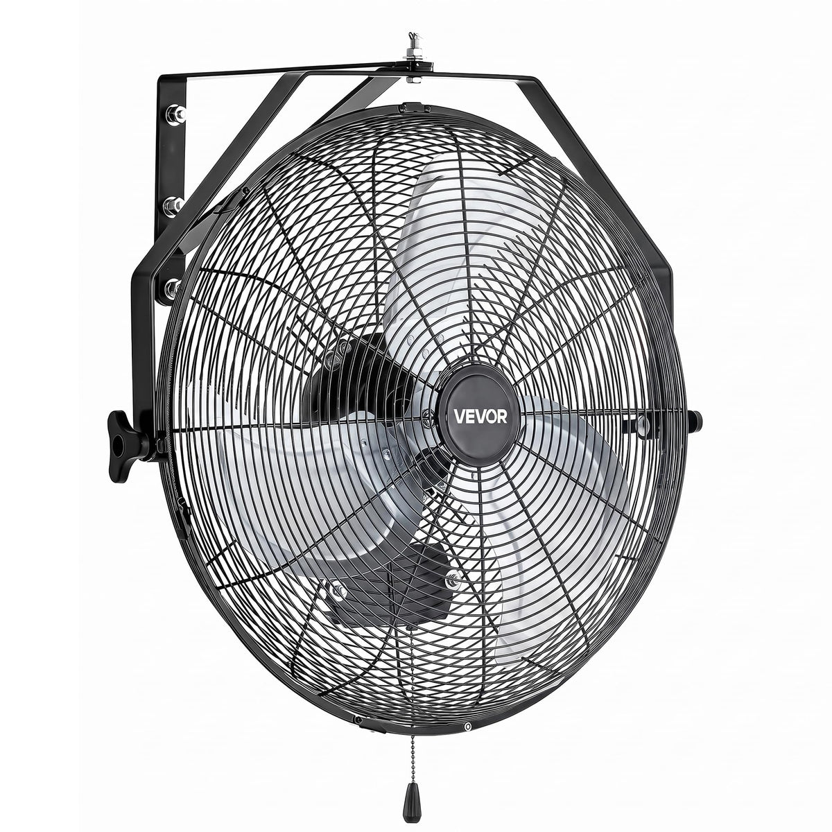 VEVOR Wall Mount Fan, 18 Inch 4150 CFM, 3-speed Wall Mounted Metal Fan