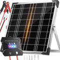 20W 12V Solar Panel Battery Charger Trickle Maintainer Kit