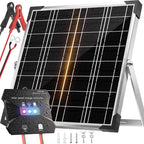 20W 12V Solar Panel Battery Charger Trickle Maintainer Kit