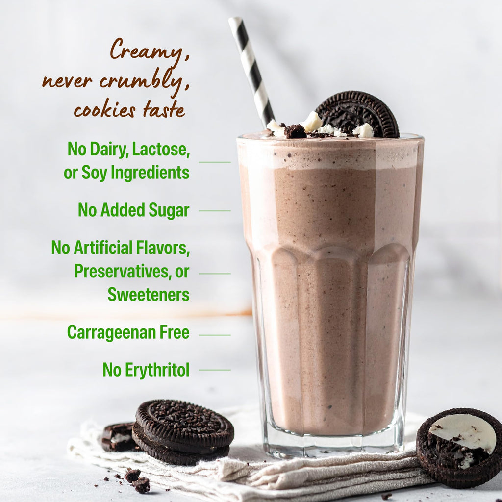 Orgain Organic Vegan 21g Protein Powder, Cookies & Cream, 2.03 lb