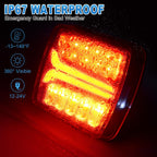 CD033 Magnetic Wireless Trailer Lights, LED Tow Light Kit