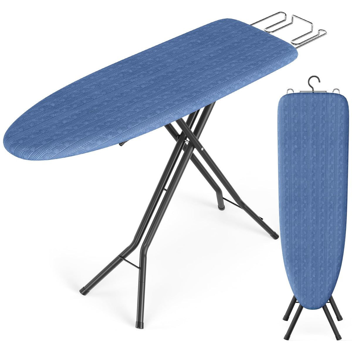 SONGMICS Ironing Board, Foldable, with Iron Rest, 43 x 13 Inches