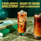Wandering Bear Straight Black Organic Cold Brew Coffee - 32 fl oz, 6 Pack