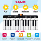 Play22 Giant 6 Ft Floor Piano Mat for Kids Age 3-8, Dance Mat for Toddlers
