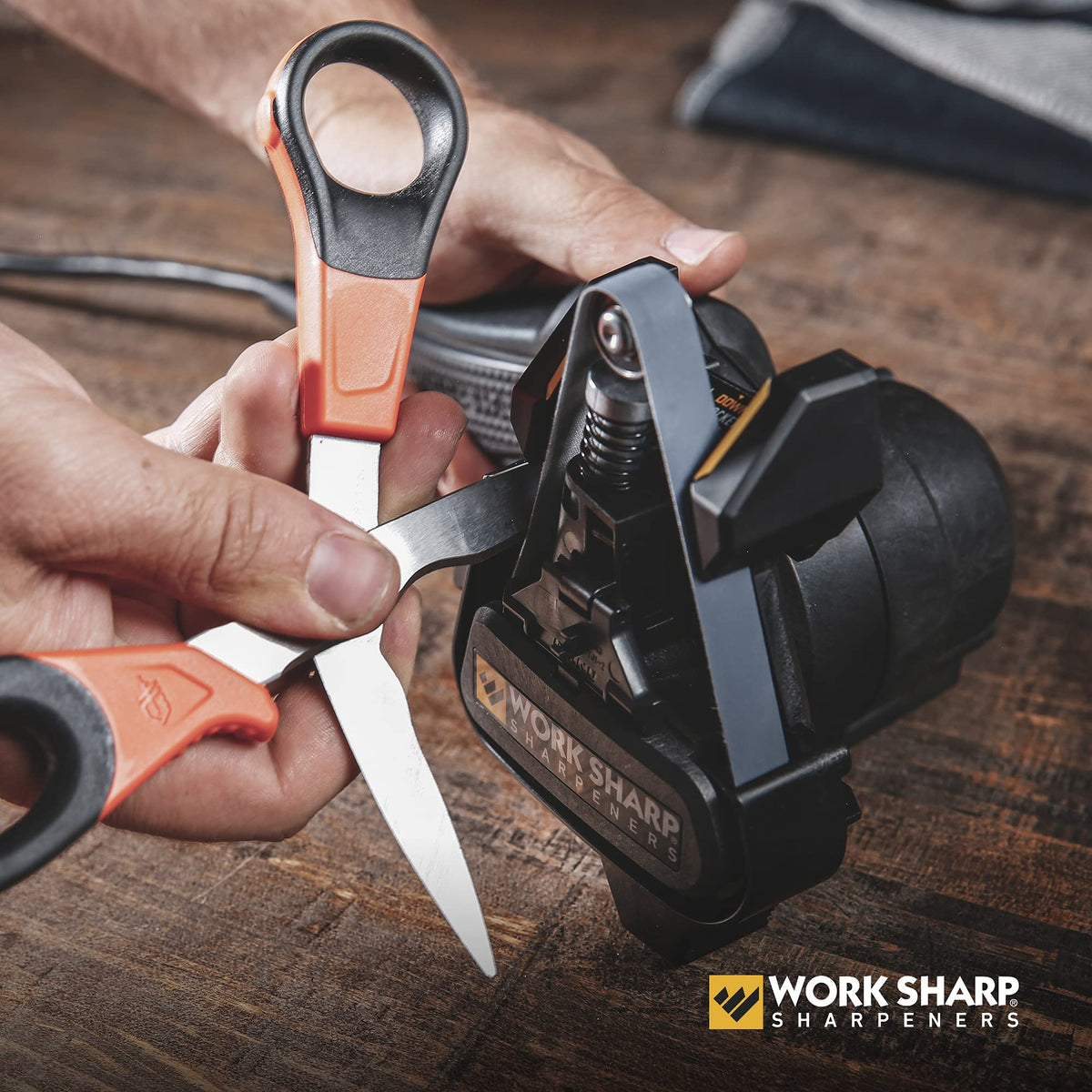 Work Sharp MK2 Electric Knife Sharpener & Replacement Belts – Adjustable 2-Speed Knife Sharpening System for Kitchen Knives, Pocket Knives, Scissors