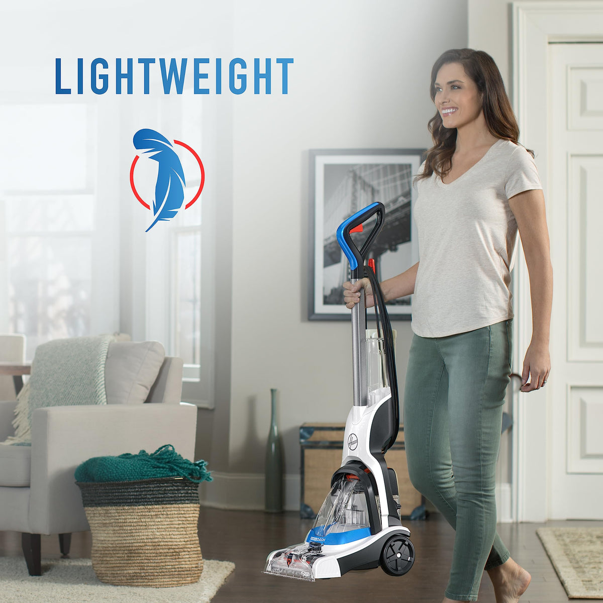 Hoover PowerDash Pet Compact Carpet Cleaner Machine, Lightweight Design