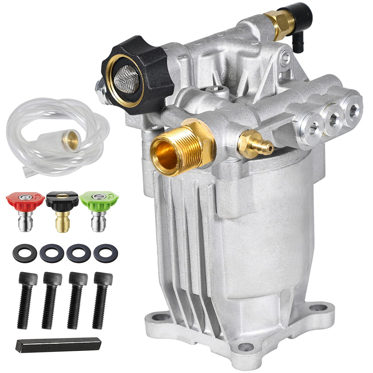 TOOLCY Pressure Washer Pump 3/4" Shaft Horizontal , 2600-3300 PSI @ 2.5 GPM