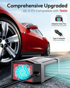 BESTEK Pure Sine Wave Power Inverter, 300W DC 12-17V to 110V AC Car Adapter