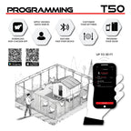 RUN-CHICKEN Door T50 – Automatic Chicken Coop Door Opener, Battery Powered & Weatherproof Aluminum, Smart App & Timer Control, Predator Proof, Easy
