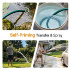 Brushless Cordless Water Transfer Pump Compatible with Dewalt 20V Battery