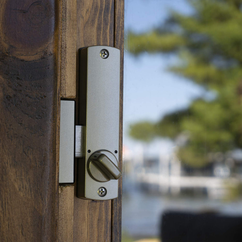 Lockey C150 C Series Keyless Entry Sliding Door Mechanical Deadbolt - Satin Nickel