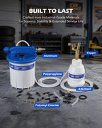 OMT 3L Vacuum Brake Bleeder Kit, 3.2 qt Pneumatic Brake Fluid Bleeder Kit