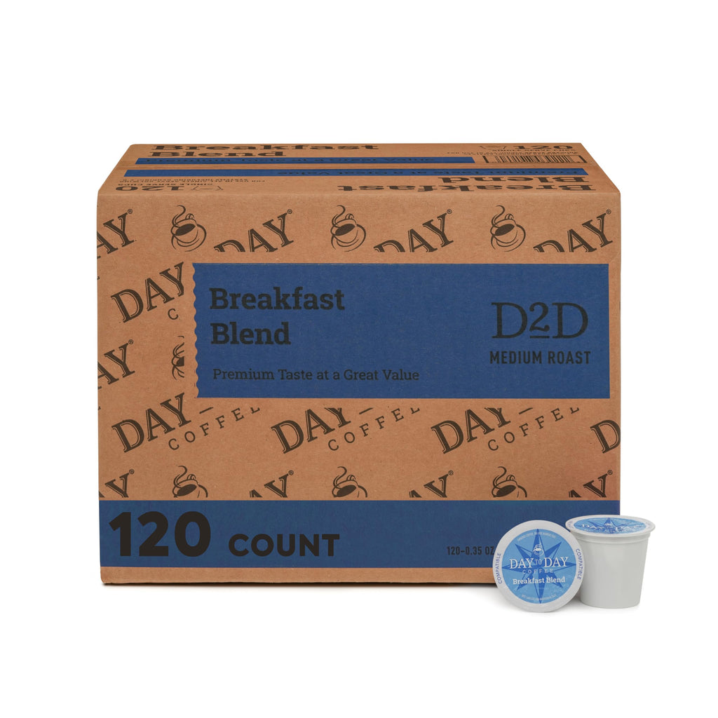 Day To Day Coffee Pods, Breakfast Blend Medium Roast, 120 Count K-Cup
