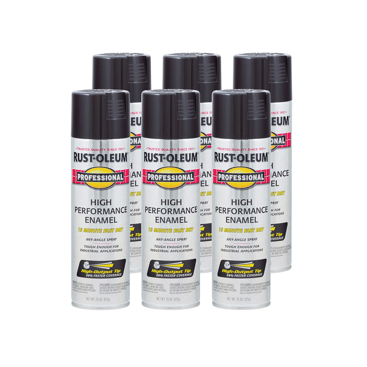 Rust-Oleum Professional High Performance Gloss Black Spray Paint
