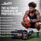 JYM Tahitian Vanilla Bean Whey & Casein Protein Powder, 3.6 lb, 45 Servings