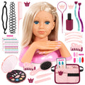 Bayer Design Charlene Magic Nails Styling Head Doll with 10.5 in Bust