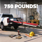 Mockins 2-in-1 All-Weather 750 Lbs Capacity Truck Bed Extender Hitch Mount