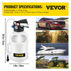 VEVOR Transmission Fluid Pump 2 Way ATF Refill System, 10 Liter Dispenser