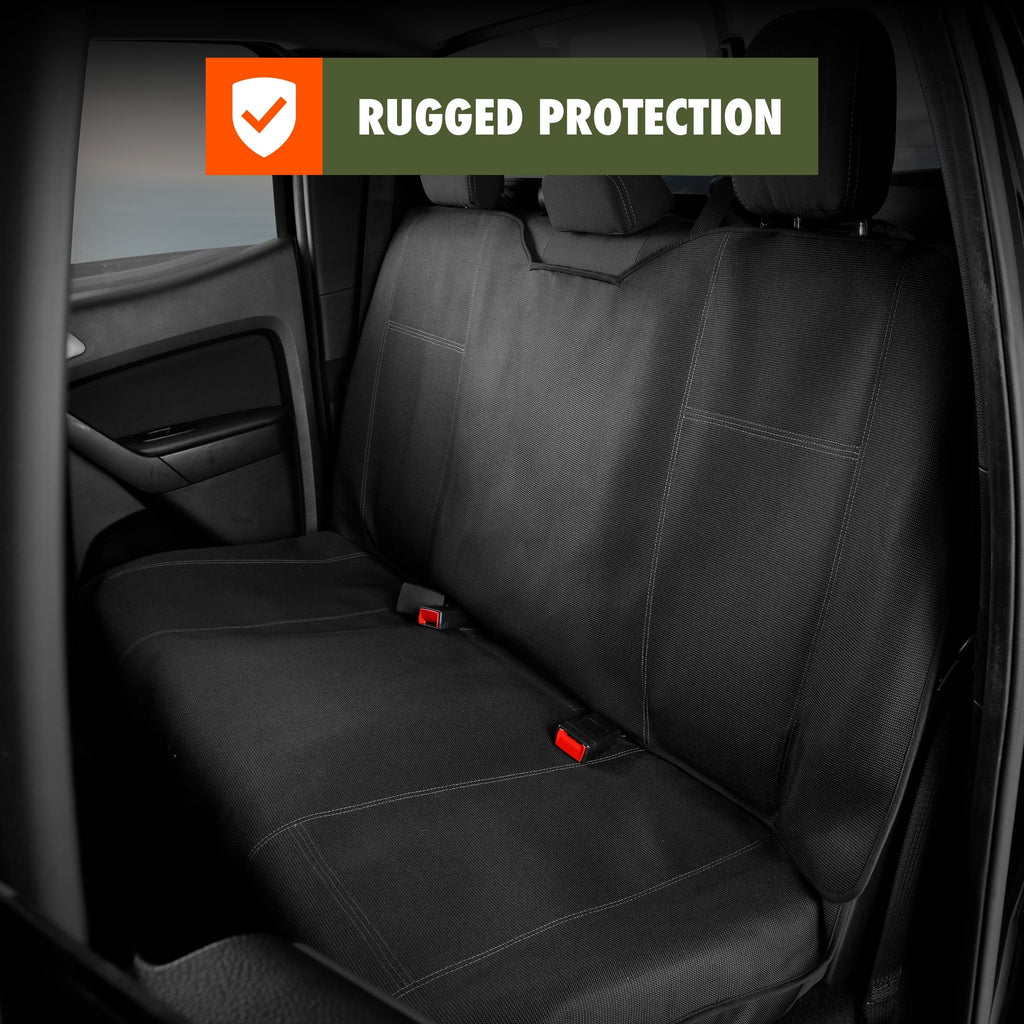 Ozark Trail Heavy Duty Rear Bench Seat Cover, Black