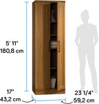 Sauder HomePlus Storage Cabinet Pantry, Sienna Oak Finish