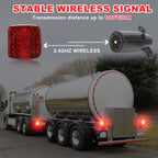 Wireless Trailer Lights, Magnetic Trailer Light For Towing, Portable Rechargeable LED Tow Lights Kit For Trucks, Boat, RV