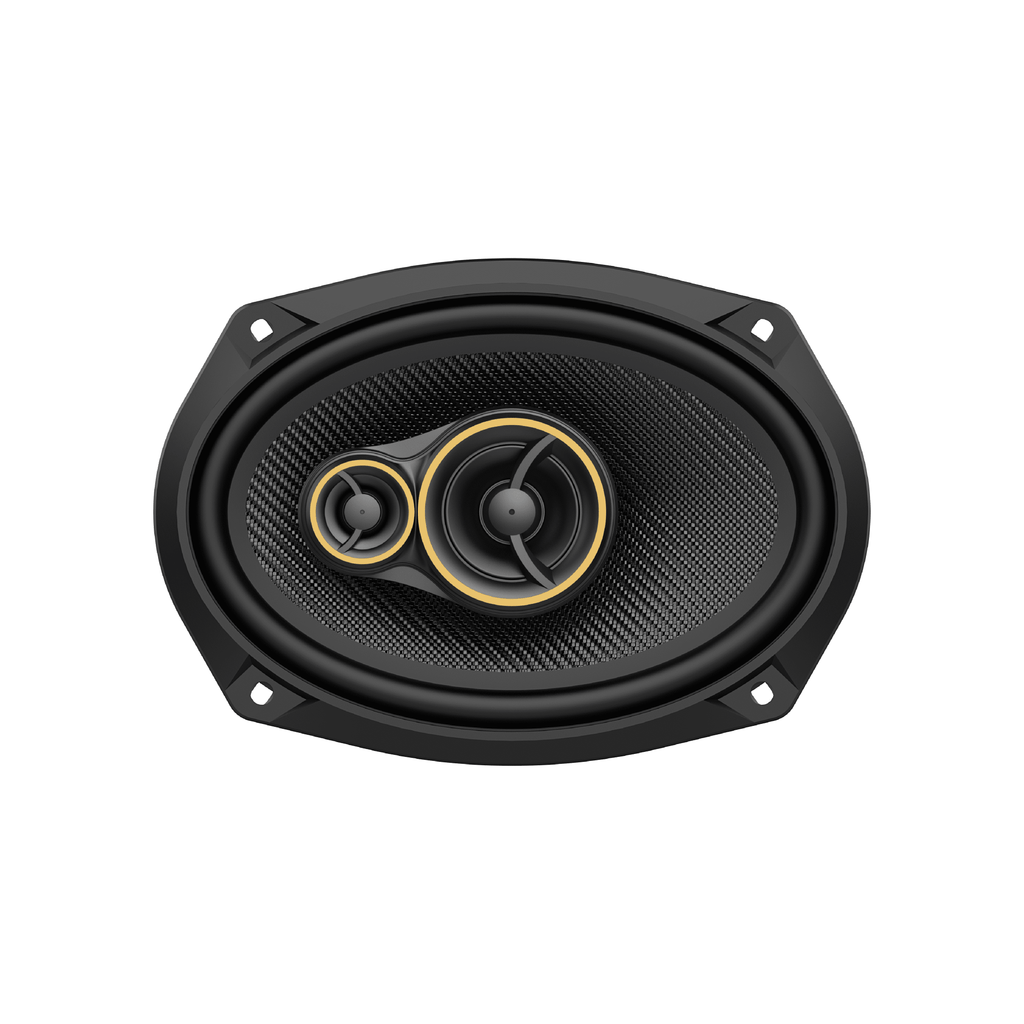 Jensen 6"x9" 3-Way Aramid Fiber Coaxial Car Speakers (Pair), 1200W Peak Power, 200W RMS - WJS69R