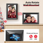 Frameo WiFi Digital Picture Frame, TEMASH 10.1" Digital Photo Frame 32G Memory with 1280*800 IPS Touchscreen, Auto Rotate, Gift for a Loved One!