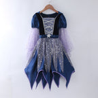 Girls Witch Tutu Dress Fairy Tale Wicked Witch outfit Halloween Kids 6-7 Years Kids Girls Dress