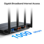 TP-Link Archer AX1300 Dual-Band High-Speed Gigabit Wi-Fi 6 Router, works with all Internet Service Providers, WPA3 Security, Easy Setup via Tether