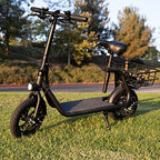 SEHOMY Electric Scooter With Seat, 450W 8.0Ah Battery, 20-Mile Range, 15.5 Mph