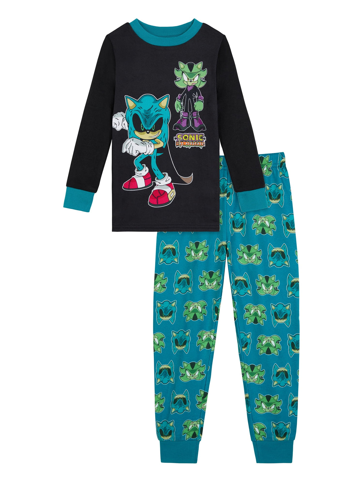 Marvel Boys Halloween Tight Fit Long Sleeve Top and Pant Pajama Set, 2-Piece, Sizes 4-12