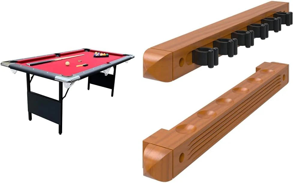 Hathaway Fairmont 6 Ft Portable Pool Table, Blue - BG2574