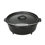 Ozark Trail 5-Quart Pre-Seasoned Cast Iron Dutch Oven with Spiral Bail Handle