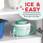 Dash My Mug Ice Cream Maker Personal Size 1 Cup Soft Serve Aqua