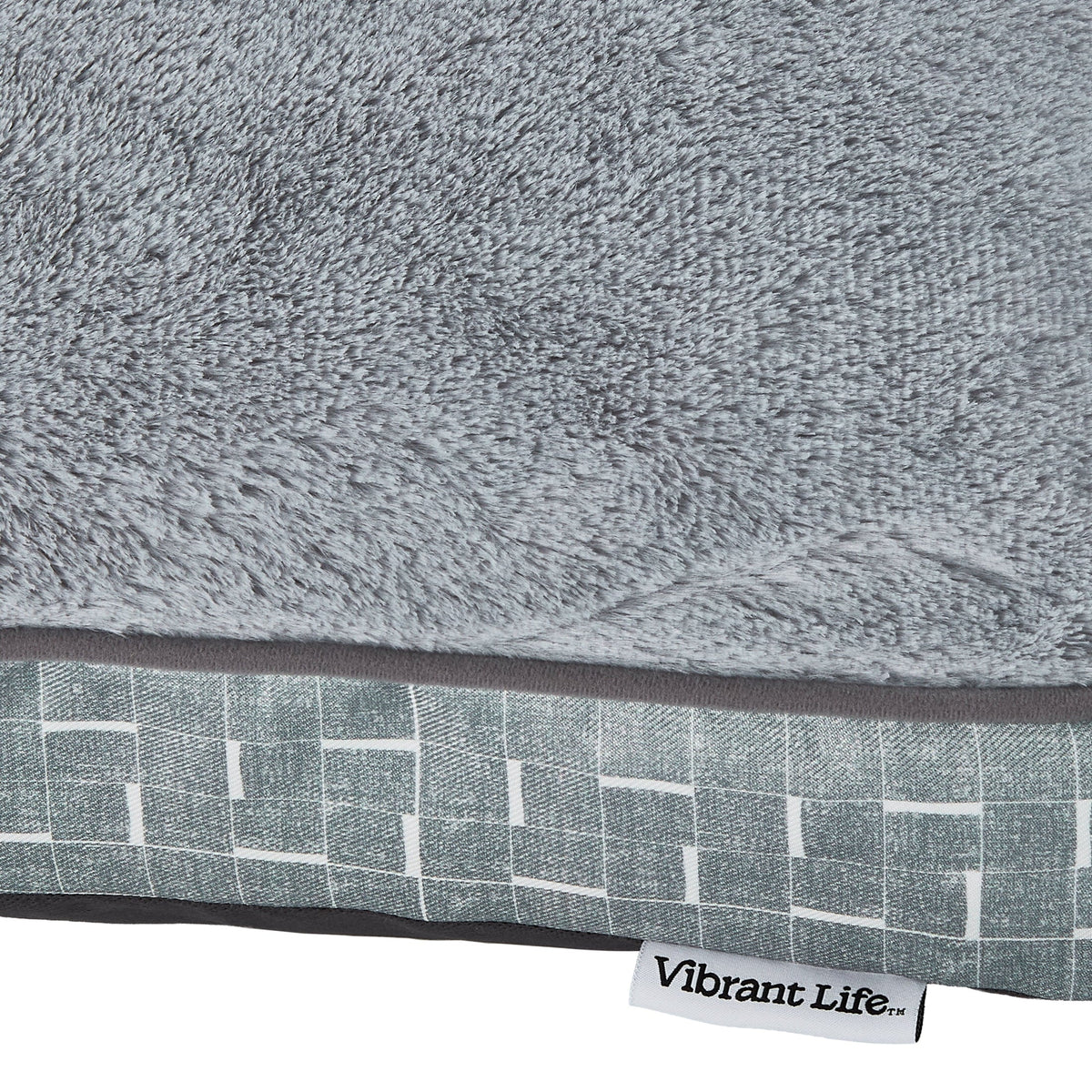 Vibrant Life Medium/Large Orthopedic Pet Bed Mattress Edition, Gray, 40" x 80"