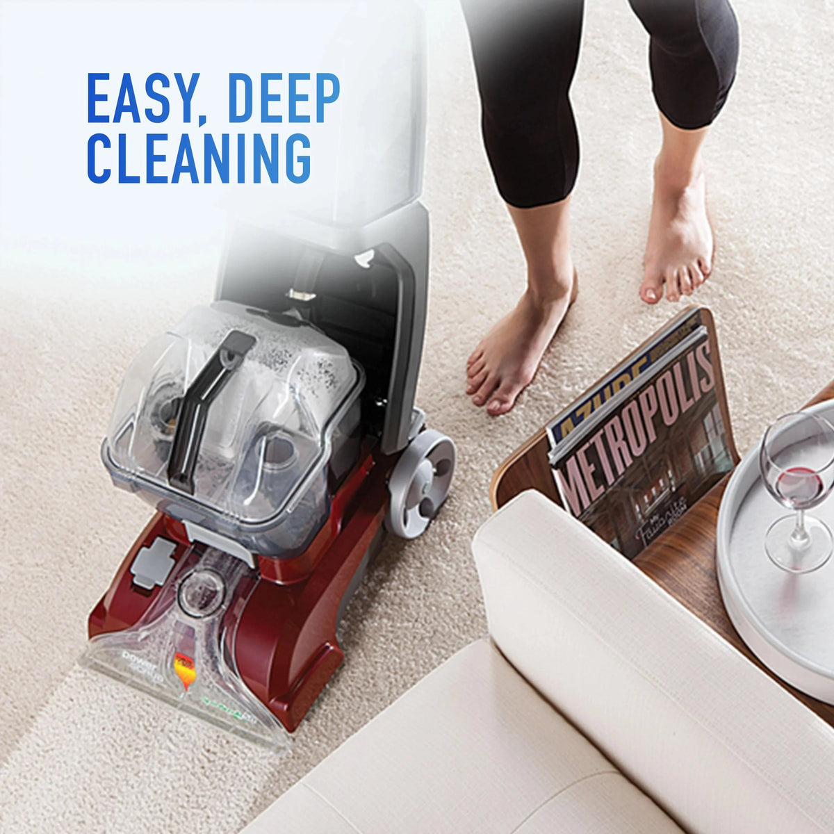 Hoover PowerScrub Deluxe Upright Carpet Cleaner Machine - FH50150V