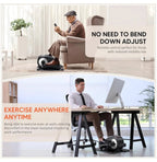 Electric Under Desk Elliptical Foot Pedal Exerciser With Control