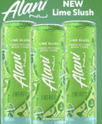 Energy Drink, Lime Slush Flavor, 12 Pack 12fl oz Cans, Sugar Free, Low Calories, 200mg Caffeine