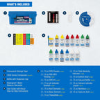 Taylor Pool Water Test Kit, Complete Swimming Pool Water Test Kit, for Chlorine, pH, and Alkaline Levels, Ideal for Pools, Hot Tubs, and Spas, 1-Pack