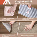 COSY HOMEER Edging Stair Treads Non-Slip Carpet Mat 28inX9in,15pc,Beige