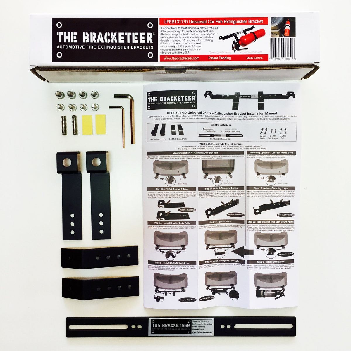 Car Fire Extinguisher Bracket | Fits Most Vehicles