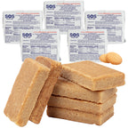 SOS Food Lab Emergency Food Bar - 2400 Calorie Ration (5 Pack Shortbread Cookie) - 2 Day/48 Hour Ready to Eat Supply for Camping, Hiking, Disaster