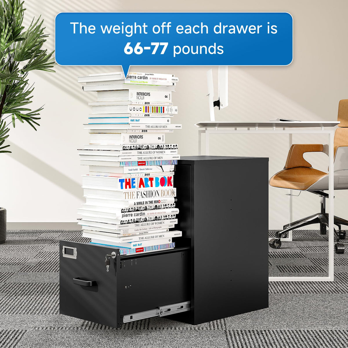 2 Drawer File Cabinet with Lock Vertical Filing Storage Cabinet Office Home Steel Vertical File Cabinets for Letter Size File Cabinet Locked,Assembly