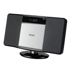 Jensen® JBS-300 Home Bluetooth Stereo Shelf Music System Speakers with MP3 CD Player Wall Mountable Digital AM-FM Radio, USB Port - Remote Included