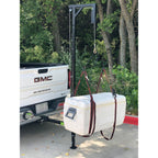 HME Truck Hitch Game Hoist Kit with Winch and Gambrel, 400 lb Capacity